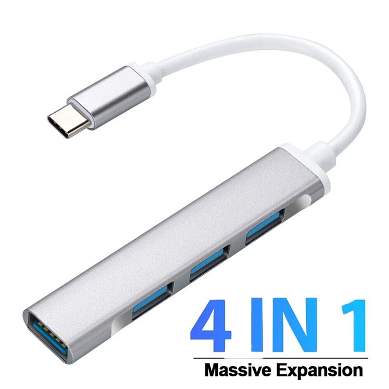 Home Office For Mac - Hub Extender 4-in-1 Tipo-C, Hub USB