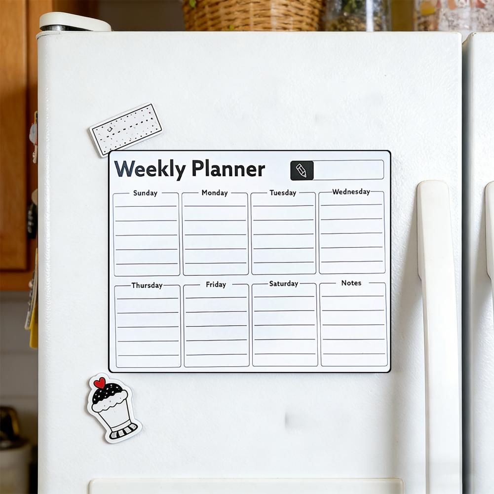 Magnetic Calendar Board - Lavagna Magnetica Cancellabile a Secco per