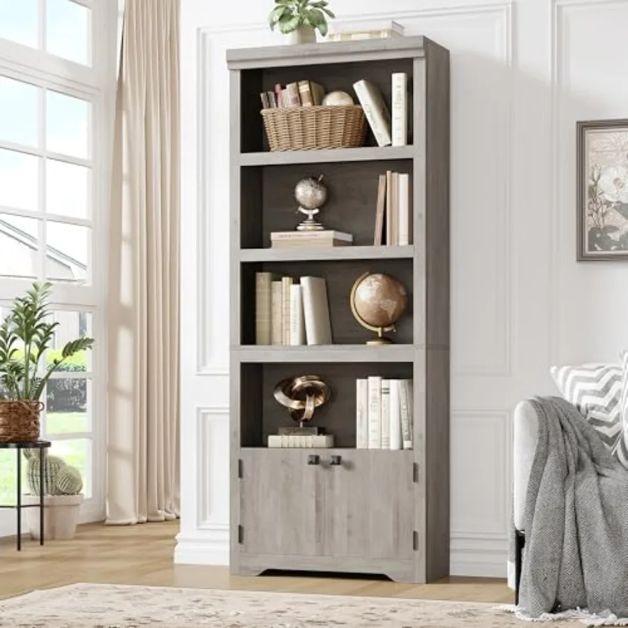 Home Office And Library - Libreria a 5 ripiani per ufficio