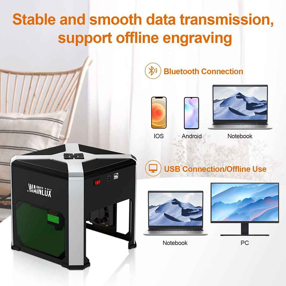 Wainlux incisore Laser K6 Mark - Laser Printer Home recensione e prezzo