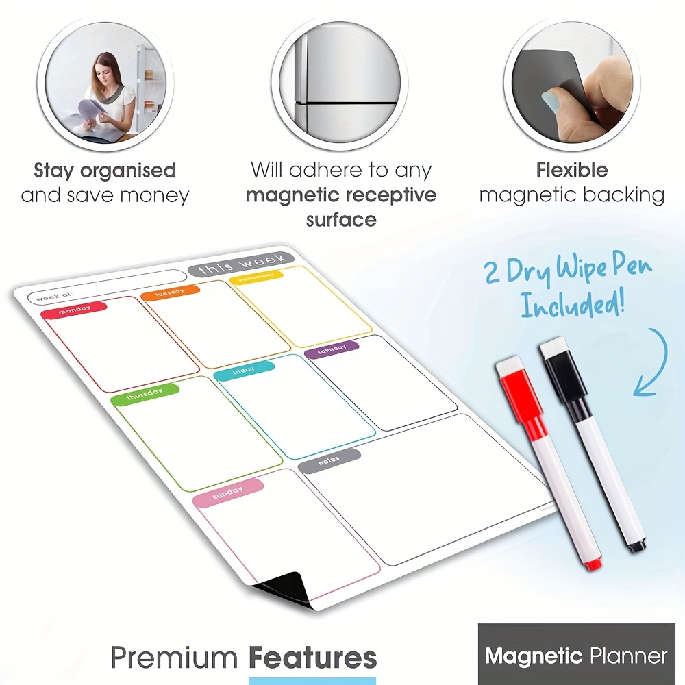 Agenda settimanale magnetica A - Magnetic Calendar Board recensione e prezzo
