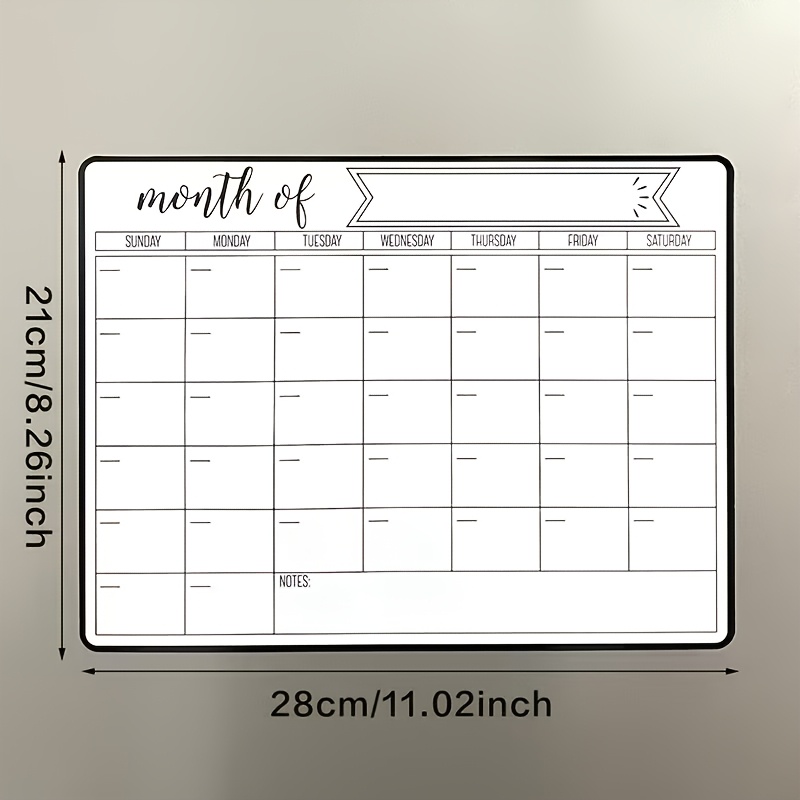 Set da 4 pezzi di magneti per  - Magnetic Calendar Board recensione e prezzo