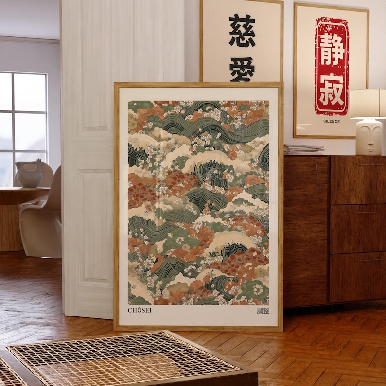 2 pezzi di poster da parete su - Home Office Japandi recensione e prezzo